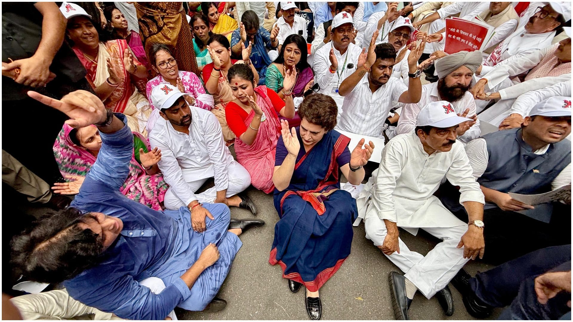 Opposition MPs begin protest march from Parliament to EC office against voter roll revision in Bihar