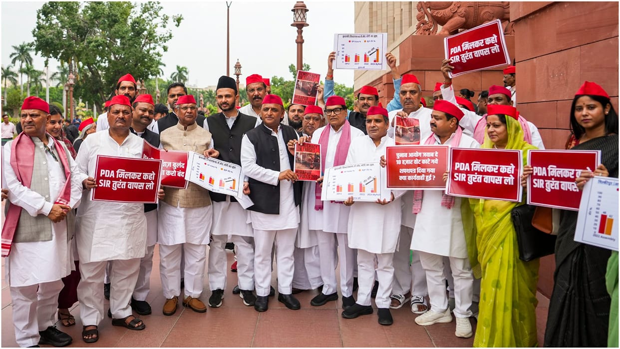 India Block MPs to march from Parliament to Election Commission over vote theft allegations today