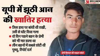 Brother first tied Rakhi to his sister and then killed her In Jhansi he killed his sister lover Two days ago
