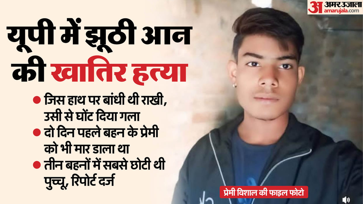 Brother first tied Rakhi to his sister and then killed her In Jhansi he killed his sister lover Two days ago