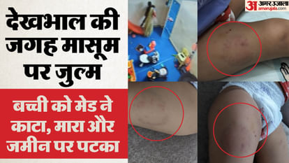 15 माह की बच्ची से क्रूरता: थप्पड़ मारे, जमीन पर पटका.. जांघ पर काटा, हैवानियत करने वाली को भेजा बाल सुधार गृह minor helper sent to juvenile correctional home 15-month-old child biting her thighs