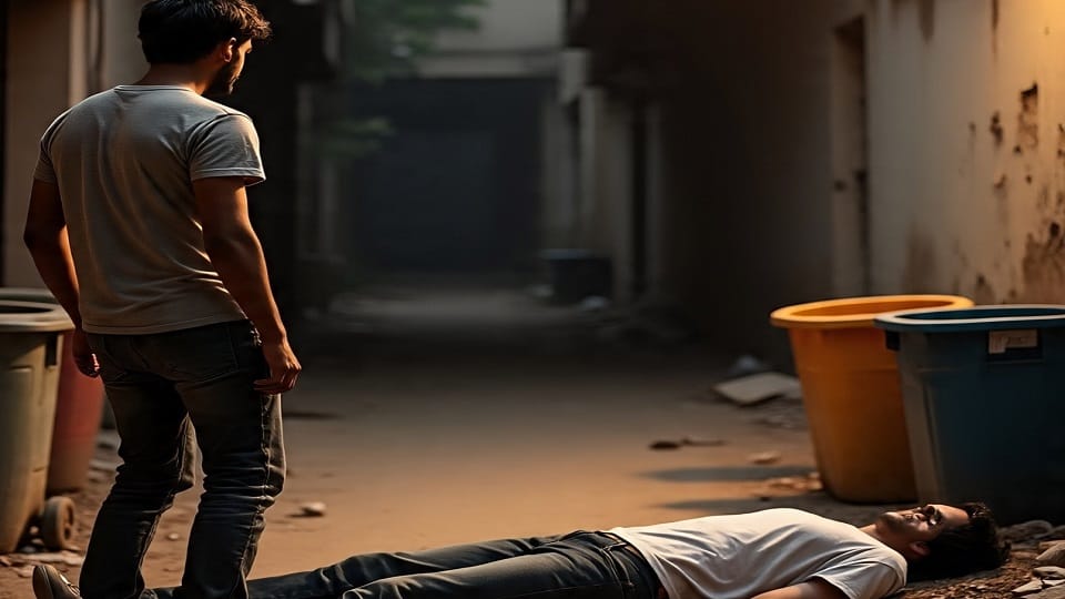 man murdered by slitting his throat in Delhi his dead body stabbed in many places