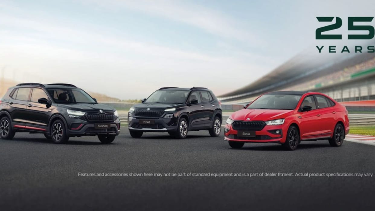 Skoda Launches Limited Editions of Kushaq, Slavia and Kylaq on 25th Anniversary in India Check Out the Details