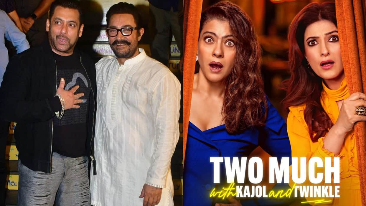 Aamir khan and salman khan will appear in kajol twinkle khanna chat show