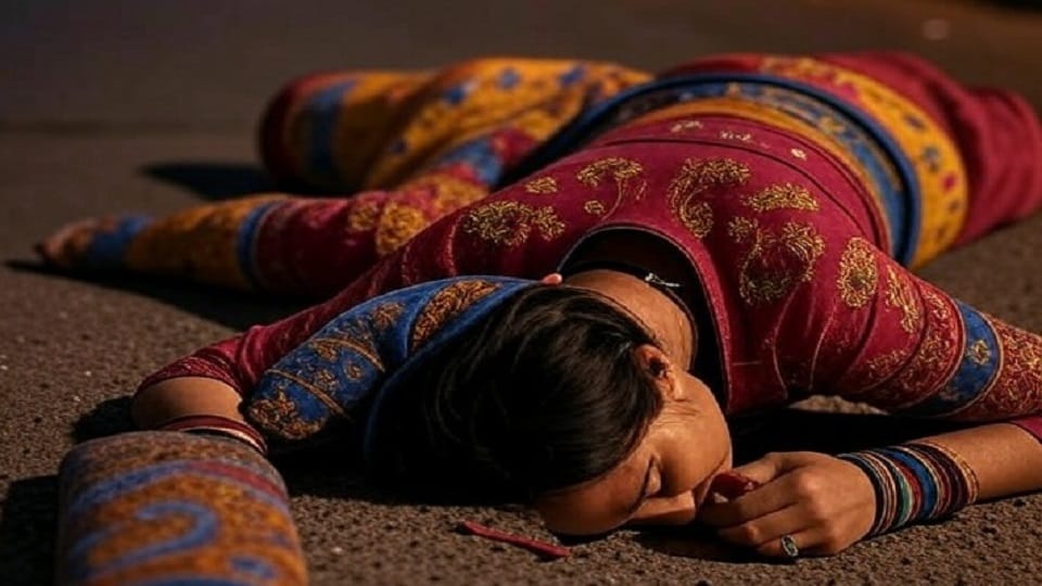 woman returning home after tying Rakhi to brother died in road accident on KMP Expressway