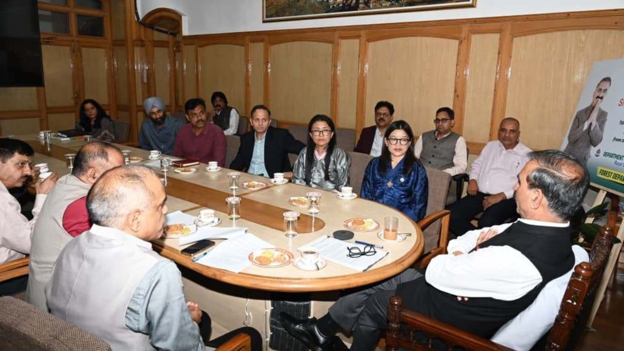 Himachal News Now Himachal pine nuts will grow in Bhutan Chief Minister Sukhu presented 5000 plants