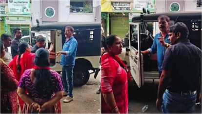 कसाना और एएचओ में हुई जोरदार बहस