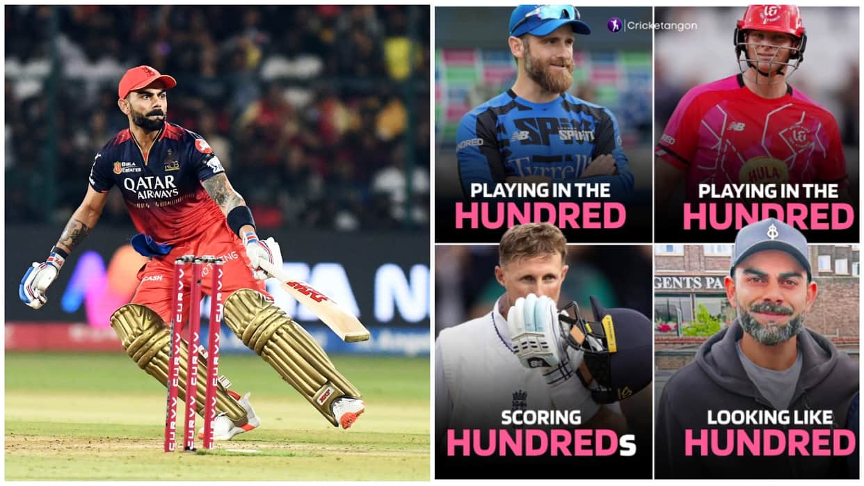 Fab-4 are currently in England London Virat Kohli, Williamson, Root and Steve Smith, Troll The Hundred