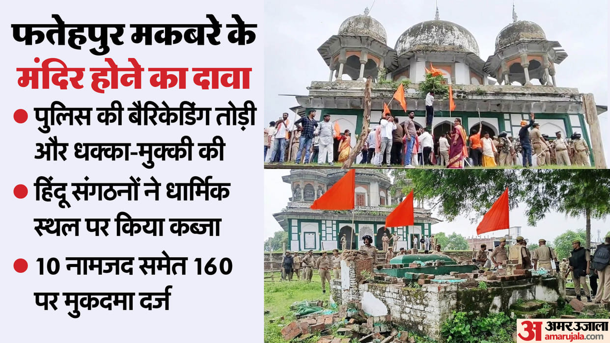 Fatehpur tomb being temple Claim stone pelting vandalism of tombs and graves story of controversy started
