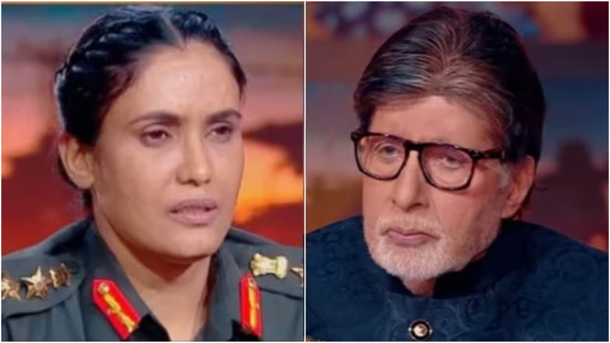 kbc 17 special independence day  celebration operation sindoor female officers amitabh bachchan