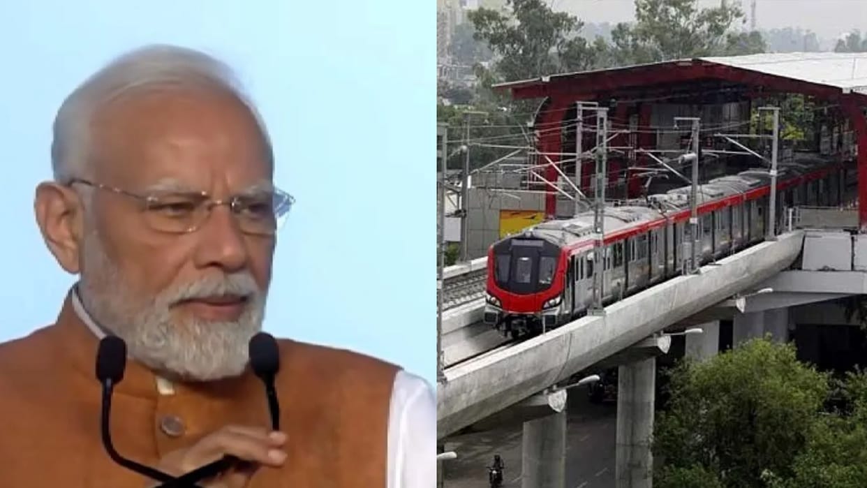 Modi government's gift... Metro train will run in old Lucknow too
