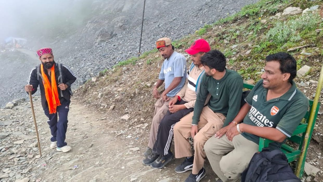 Manimahesh Yatra Flowers drums and sheep the old Manimahesh Yatra now lives in memories