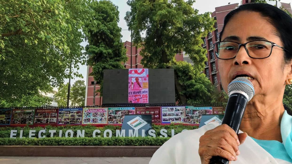 West Bengal Polls Video of CM Mamata Alleged Threat to CRPF Election Commission Seeks Inquiry Report from CEO