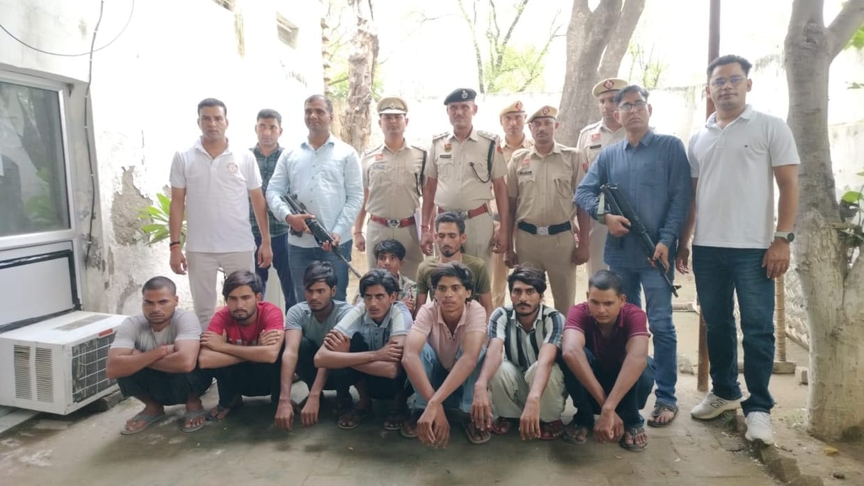 Cybercrime arrested 11 accused in seven cases in Nuh