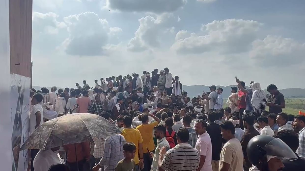 Jaipur News: Drone-Based Artificial Rain Trial in Ramgarh Fails Due to Crowd and Network Glitch