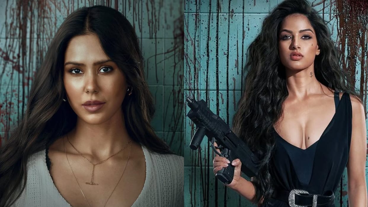 Filmmakers released looks of sonam bajwa and harnaaz sandhu from baaghi 4