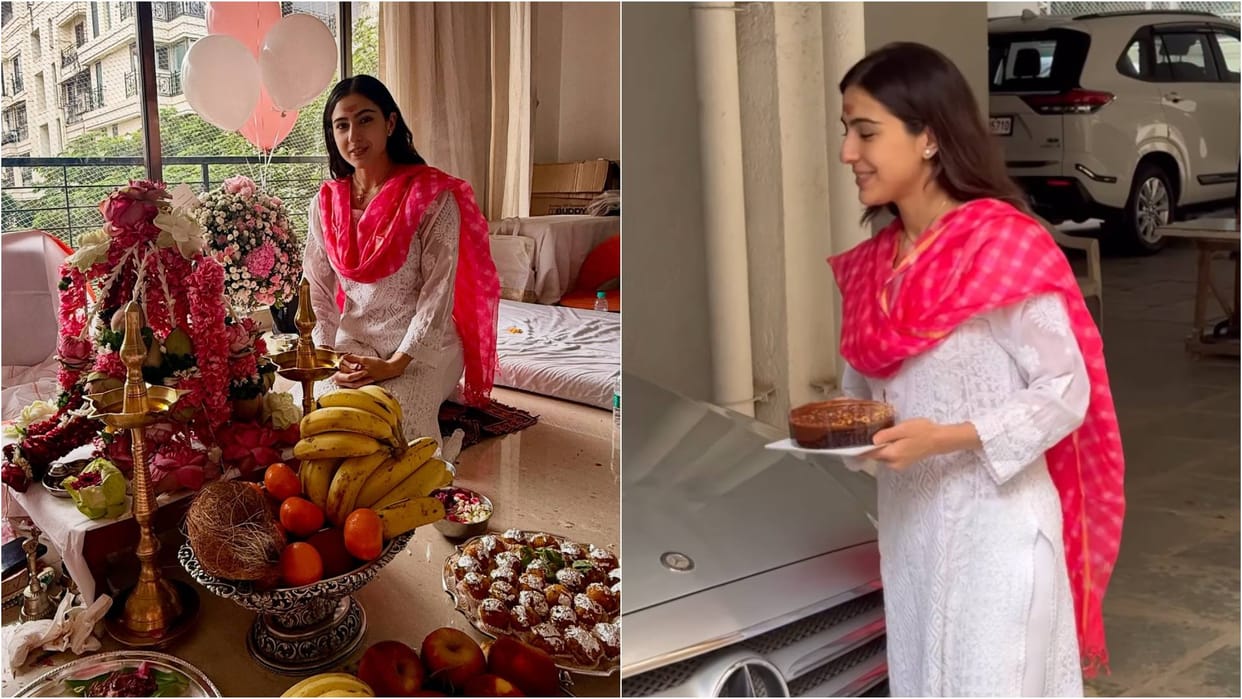 Sara Ali Khan Celebrates Her 30th Birthday with paparazzi shares photos saying thanks to fans