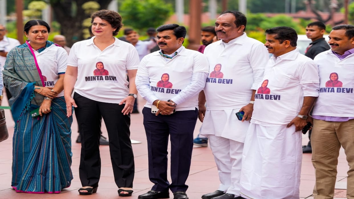Who is 124-year-old Minta Devi? The opposition created a ruckus in Parliament by wearing a T-shirt