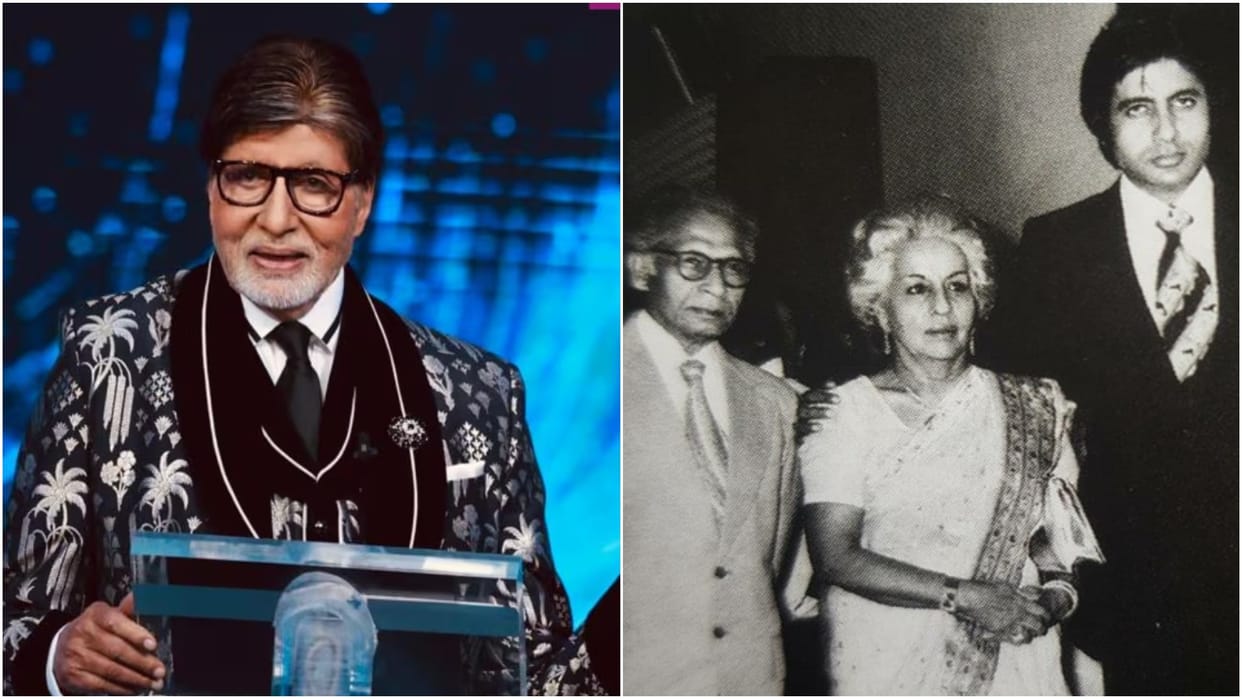 amitabh bachchan remembers first restaurant visit with parents kbc 17 special moment