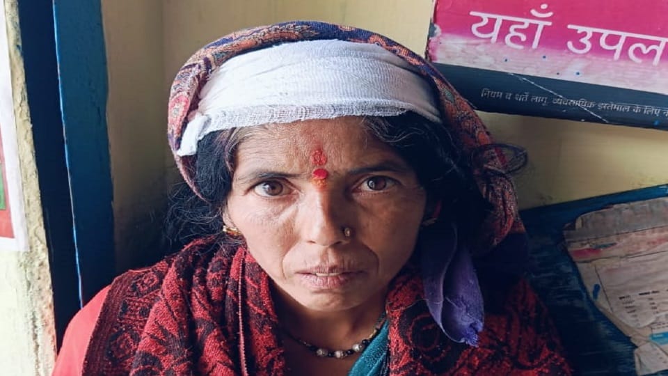 A leopard entered a house in Chami almora and injured a woman