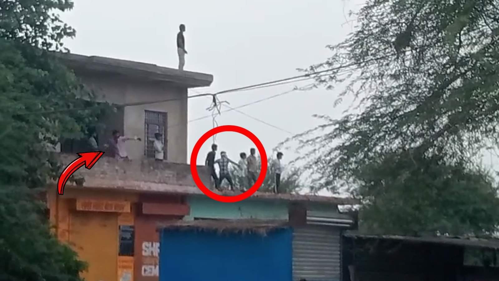 Nuh violence Fighting stone pelting and arson bikes and shops burnt bottles also thrown full story