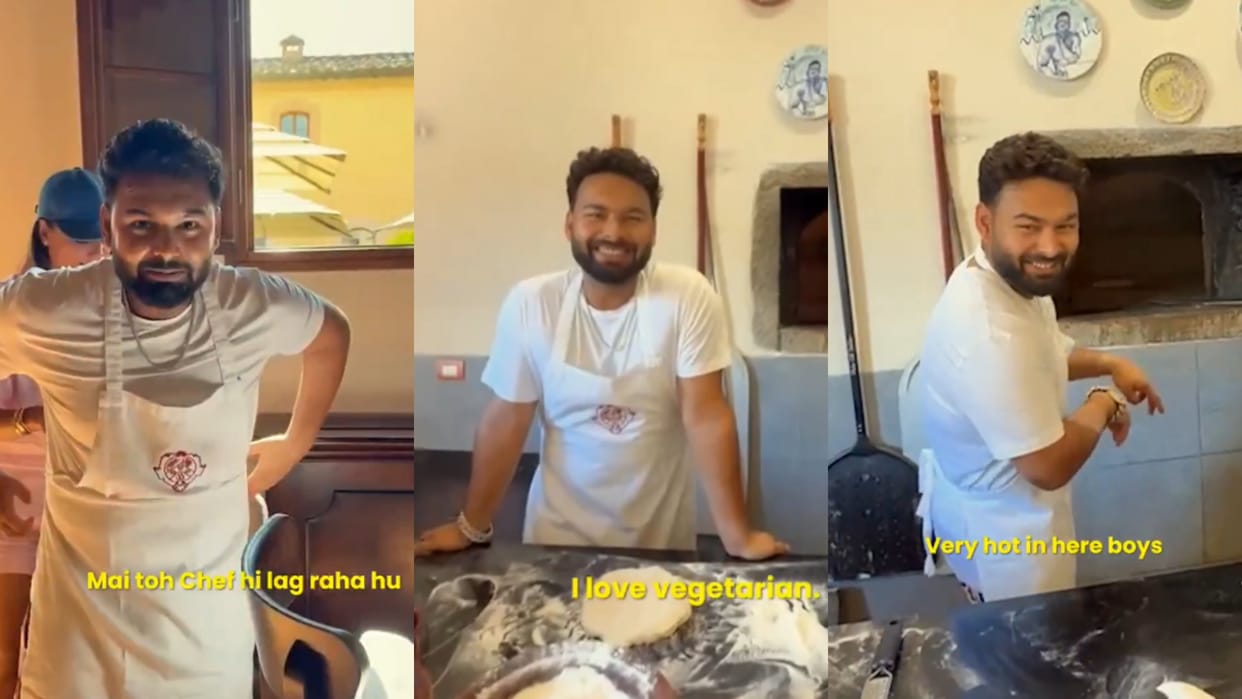 Rishabh Pant bakes Pizza with a broken foot unveils hilarious avatar video