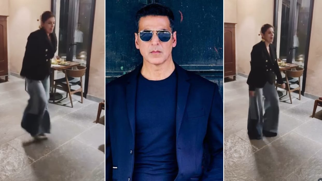 Akshay Kumar Roasts Twinkle Khanna Dance Video Talent Questionable Confidence unshakable Wife priceless