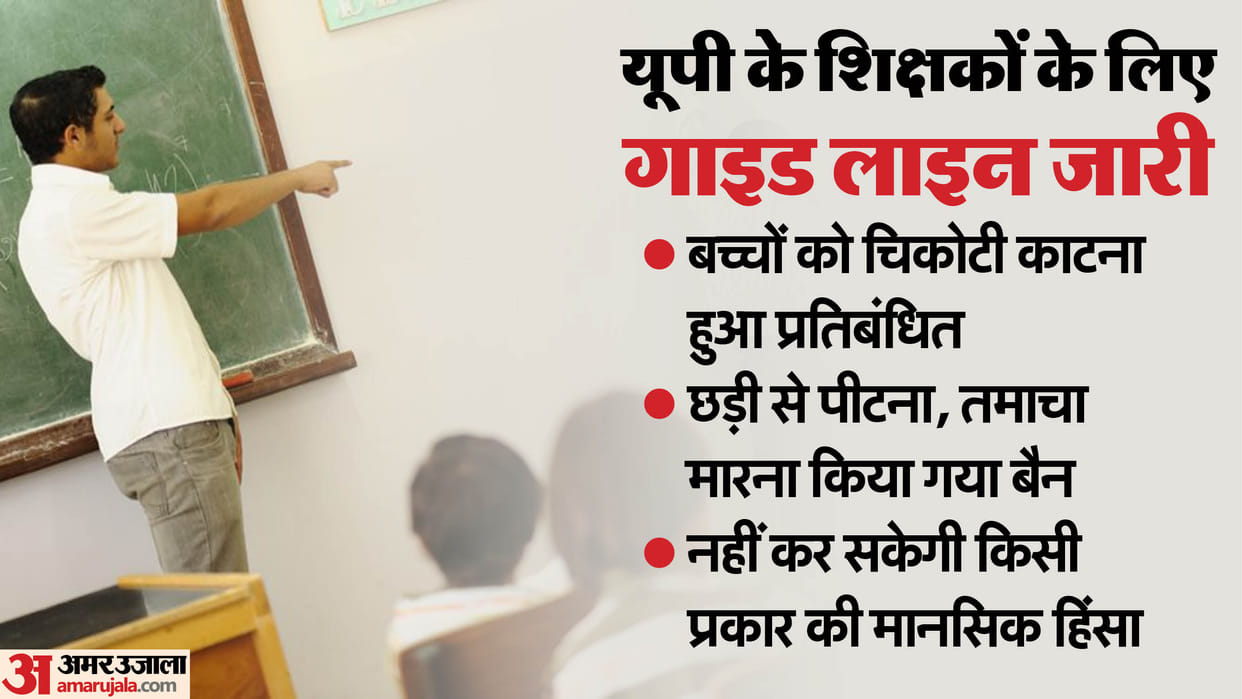 UP: Rules for punishing school children changed in the state, now teachers will not be able to do any kind of
