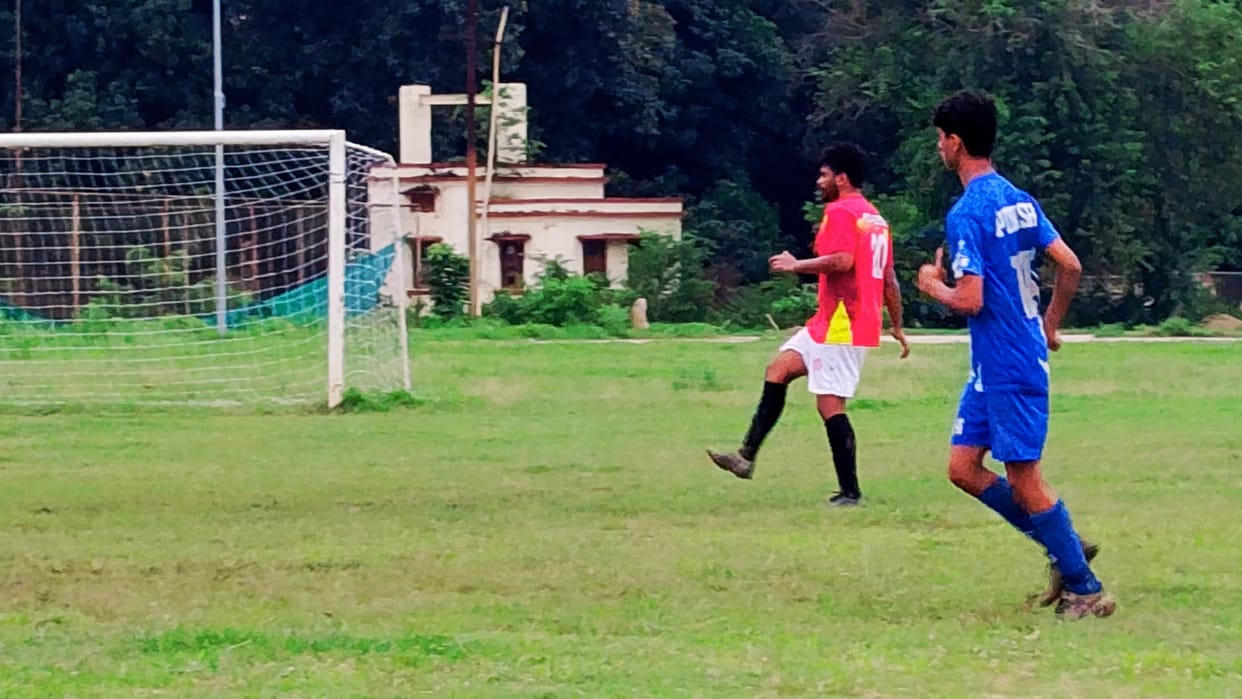 Football Young Heroes participated in district football championship for third consecutive year