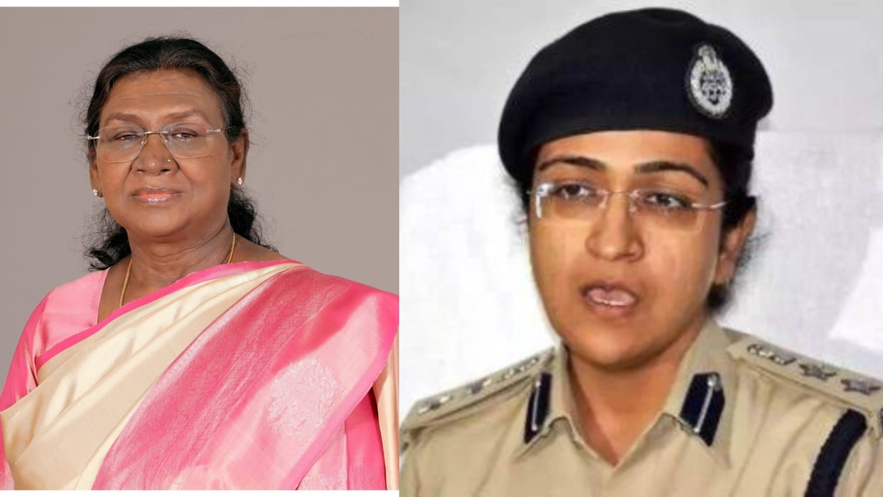 Bihar : Garima Malik and Babu Ram with 15 police officers and policemen awarded by President Independence Day
