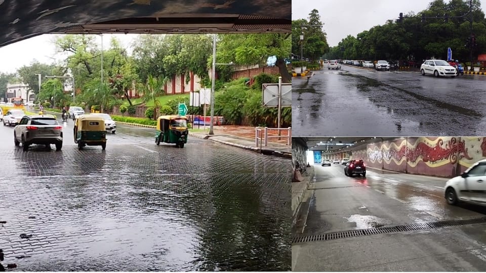 From Minto Bridge, ITO to Connaught Place, there is no traffic jam even in heavy rain