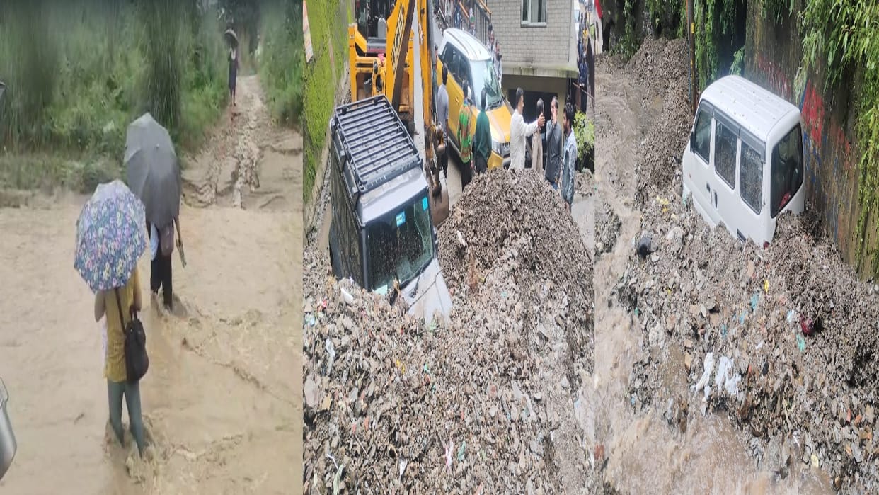 Himachal Weather:  Heavy rains cause havoc again, 396 roads closed due to landslides in the state, schools clo