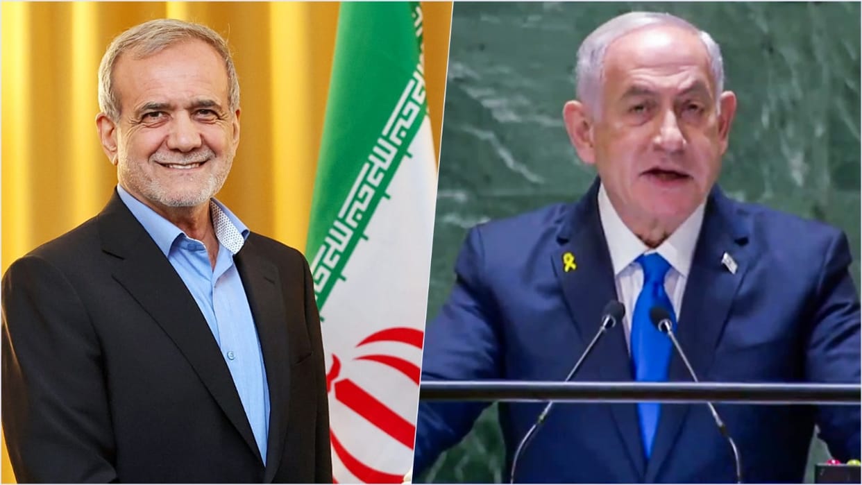 Iran's President Pezeshkian mocks Benjamin Netanyahu's water crisis aid offer News In Hindi