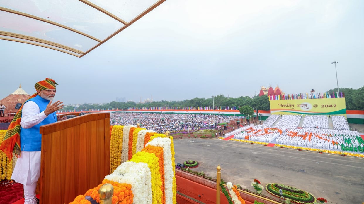 Anganwadi workers and children among special guests 79th Independence Day celebrations Red Fort