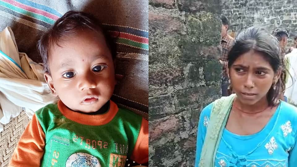 father gave pesticide to his two year-old son and threw him off roof In Mainpuri