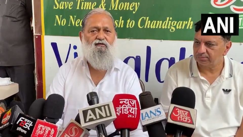 Anil Vij Slam congress in Ambala