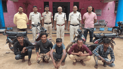 accused arrested 8 days after theft that took place in Bemetara colony Bijabhath