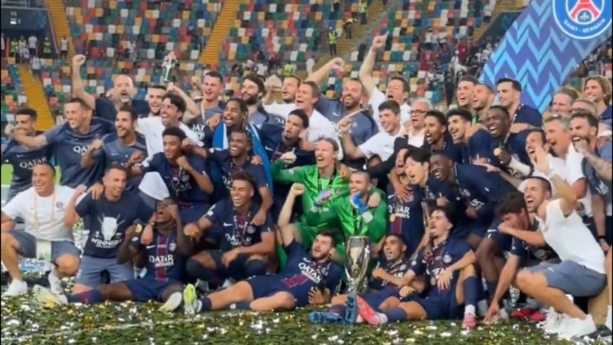 PSG won the UEFA Super Cup, beating Tottenham in a penalty shootout in the final