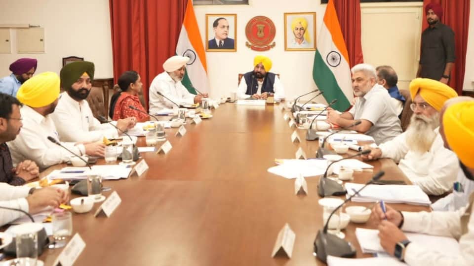 Punjab Cabinet meeting today key decisions bhagwant mann all update news