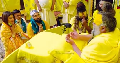Raj Kundra wants to donate his kidney to Sant Premanand reached Vrindavan with his wife Shilpa Shetty