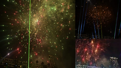 Amar Ujala Maa Tujhe Pranam: Sky lit up with the jugalbandi of laser show and fireworks
