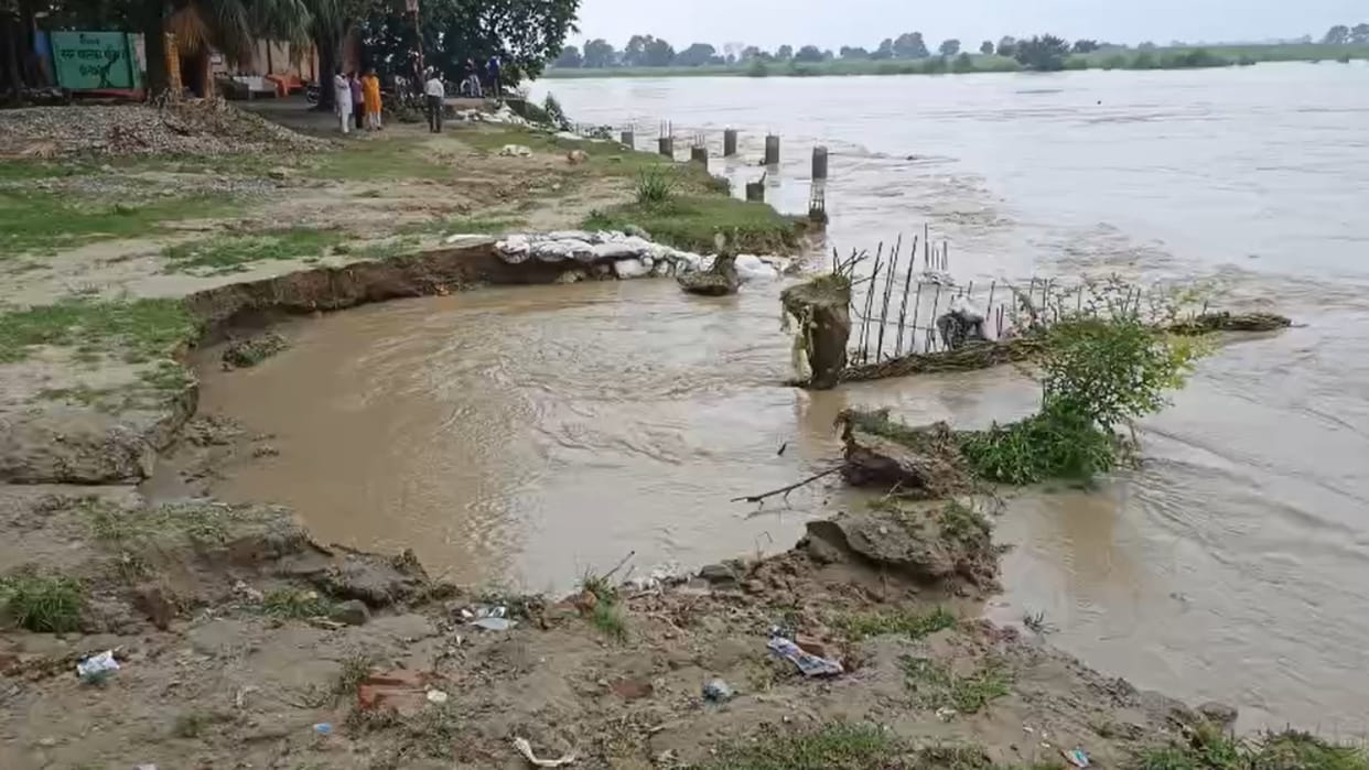 Flood situation in Pilibhit due to rising water level of deoha river