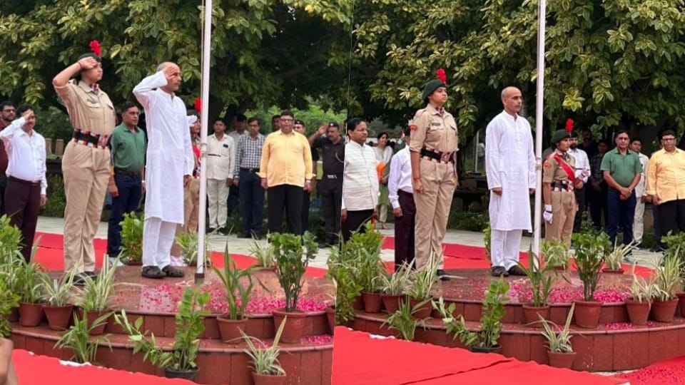 Gautam Buddha University celebrated 79th Independence Day in a grand manner