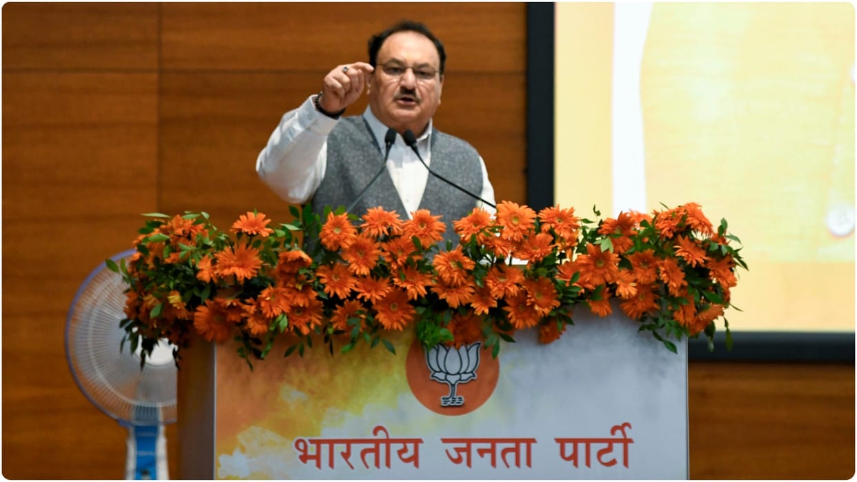 BJP President JP Nadda urges BJP workers to contribute to promotion of 'swadeshi'