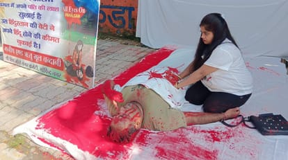 Kanpur Amar Ujala Maa Tujhe Pranam Rally Rally started from Motijheel tableaux attracted everyone
