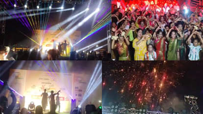 लेजर शो और आतिशबाजी