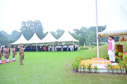 Independence Day 2025 Uttarakhand CM Dhami hoisted flag at Chief Minister's residence Today