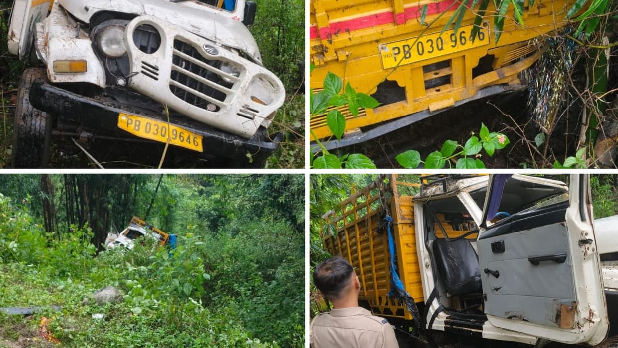Pickup of pilgrims from Punjab crashed in Himachal four killed in the accident many injured