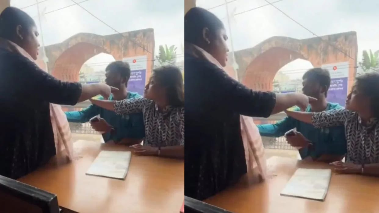 Boyfriend went on a date with another girl girlfriend beat him up so badly that you will be stunned to see it