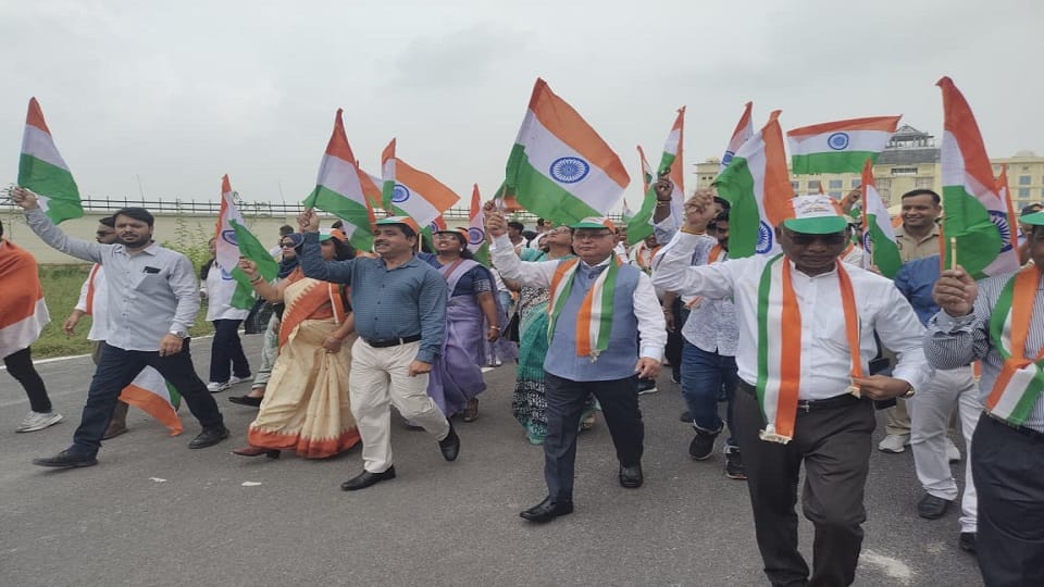 Independence Day celebrated in Raja Mahendra Pratap Singh University Aligarh
